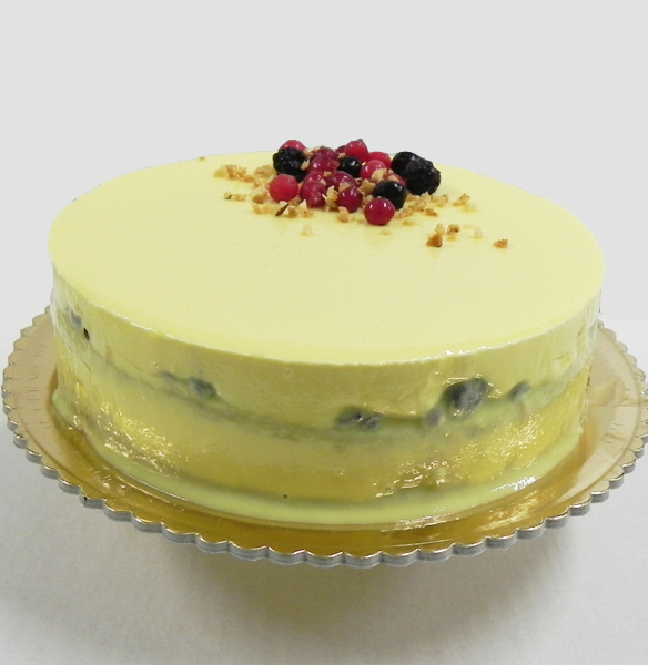 Torta al limone e frutti di bosco